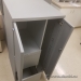 Grey Teknion Wardrobe Storage Cabinet w/ File File